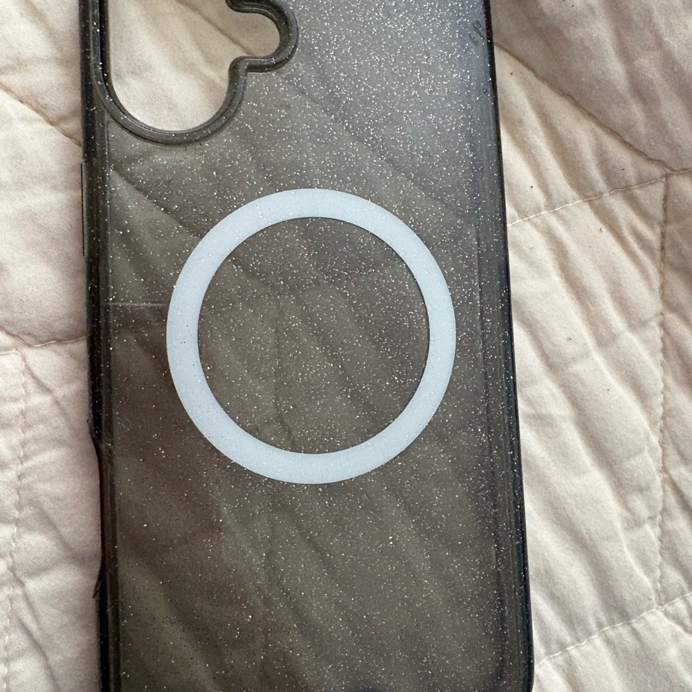 Glitter Black IPhone 16 PlusCase